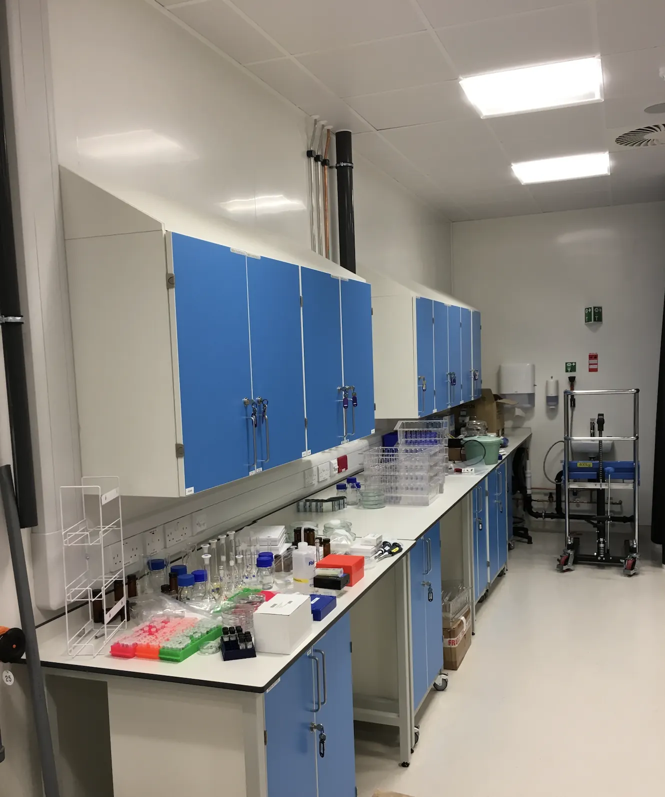 Craig Garbutt — completed Cancer Research UK (CRUK) specialist research facility, precision laboratory environment supporting oncology and biomedical research, part of a £267M science and healthcare construction portfolio